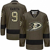 Glued Anaheim Ducks #9 Paul Kariya Green Salute to Service NHL Jersey,baseball caps,new era cap wholesale,wholesale hats